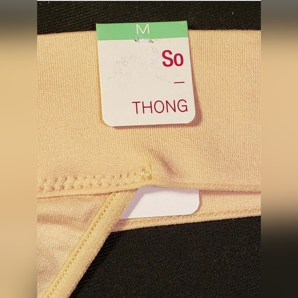 TWO (2) NWT New So Brand Carmine Rose / Tan Medium G-String / Thong - Picture 6 of 12